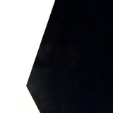 8ftx7ft Black Soft Velvet Fitted Hexagon Wedding Arch Cover