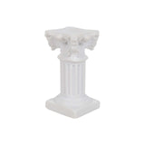 6 Pack | Antique 2.5inch White Roman Column Pillar Pedestal Candle Holders