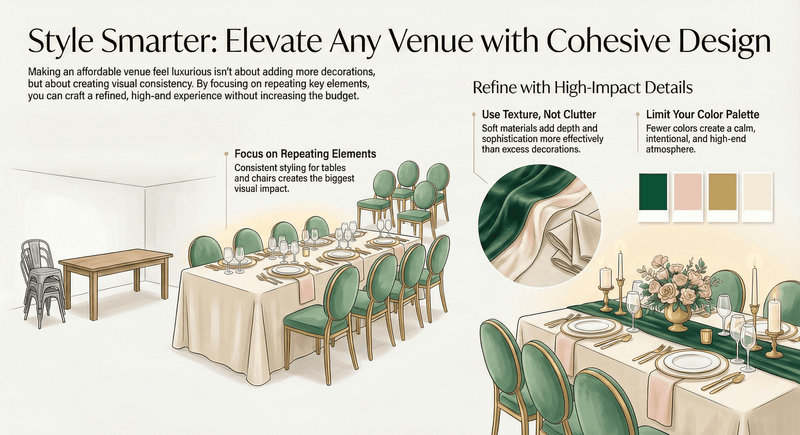Styling Affordable Venues to Look Luxurious