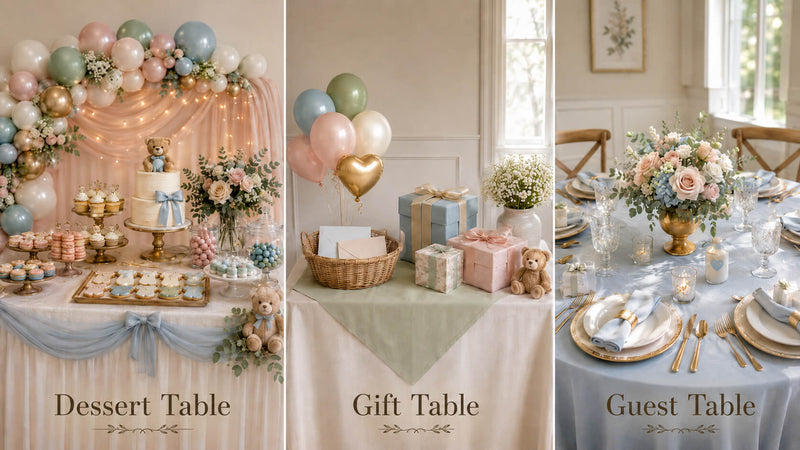 Styling Dessert, Gift and Guest Table Decoration