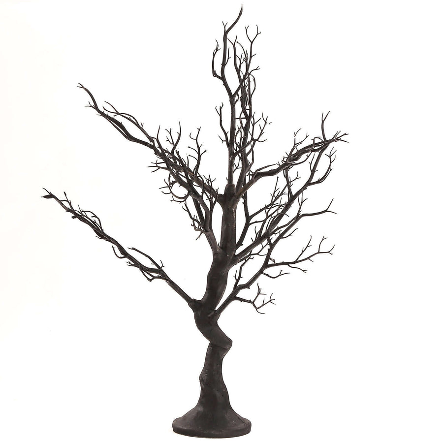 34" Black Manzanita Centerpiece Tree with 8 Acrylic Bead Chains