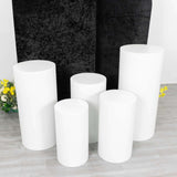 Set of 3 Black Crushed Velvet Chiara Backdrop Stand Covers For Round Top Wedding Arches