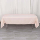 60"x102" Blush Premium Polyester Rectangular Tablecloth - 220GSM