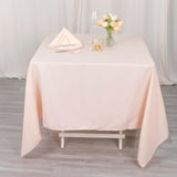 70"x70" Blush Premium Polyester Square Tablecloth - 220GSM