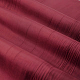 54inch x 10 Yards Burgundy Accordion Crinkle Taffeta Fabric Bolt