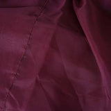 Burgundy Fire Retardant Sheer Organza Premium Curtain Panel Backdrops With Rod Pockets - 10ftx10ft