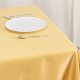 Champagne Lamour Satin Square Table Overlay - 54inch