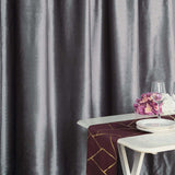 8ft Charcoal Gray Premium Velvet Backdrop Stand Curtain Panel, Drape