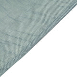 60"x102" Dusty Blue Rectangular Tablecloth, Linen Table Cloth Slubby Textured, Wrinkle Resistant