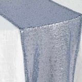 12x108Inch Dusty Blue Premium Sequin Table Runners