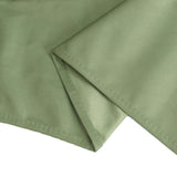 60"x102" Dusty Sage Green Premium Scuba Wrinkle Free Rectangular Tablecloth, Scuba Polyester