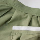 21ft Eucalyptus Sage Green Pleated Polyester Table Skirt, Banquet Folding Table Skirt