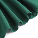 132Inch Hunter Emerald Green Seamless Polyester Round Tablecloth