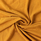 Stretch Spandex 5ft Round Tablecloth Gold - Durable Form-Fitting Table Cover for Events#whtbkgd