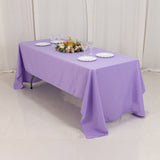 60x126inch Lavender Lilac Seamless Premium Polyester Rectangular Tablecloth - 220GSM