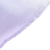 120inch Lavender Lilac Seamless Satin Round Tablecloth