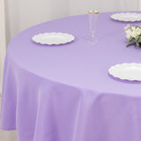 90" Lavender Lilac Premium Polyester Round Tablecloth - 220GSM