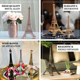 6inch Black Metal Eiffel Tower Table Centerpiece, Decorative Cake Topper