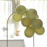 25 Pack | 12Inch Matte Pastel Olive Green Helium/Air Latex Party Balloons