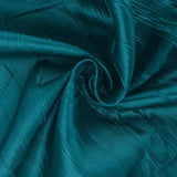 54inch x 10 Yards Peacock Teal Accordion Crinkle Taffeta Fabric Bolt