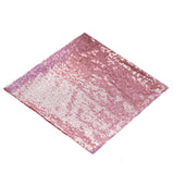 20x20Inch Pink Premium Sequin Cloth Dinner Napkin | Reusable Linen