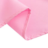 70"x70" Pink Premium Polyester Square Table Overlay - 220GSM