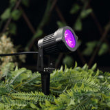 6W Purple LED Backdrop Uplight, Outdoor Waterproof Landscape Spotlight