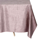 90x132inch Mauve Seamless Premium Velvet Rectangle Tablecloth, Reusable Linen