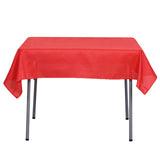 Red Polyester Square Tablecloth 54"x54"