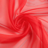 18ft | Red Wedding Arch Drapery Fabric Window Scarf Valance, Sheer Organza Linen#whtbkgd