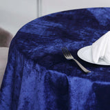 54inch x 54inch Royal Blue Seamless Premium Velvet Square Table Overlay, Reusable Linen
