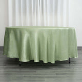 108" Sage Green Satin Round Tablecloth