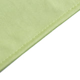 90" Sage Green Premium Scuba Wrinkle Free Round Tablecloth, Scuba Polyester Tablecloth