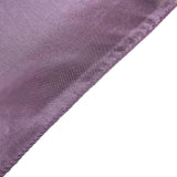 60"x 60" Amethyst Seamless Square Satin Tablecloth Overlay