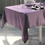 60"x102" Violet Amethyst Smooth Satin Rectangular Tablecloth