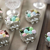 12 Pack | Silver Chariot Party Favor Gift Boxes, Candy Treat Containers