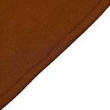 7ft Cinnamon Brown Spandex Half Moon Chiara Backdrop Stand Cover