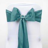 5 PCS | 6inch x 108inch Turquoise Polyester Chair Sash