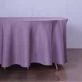 120 Violet Amethyst Polyester Round Tablecloth