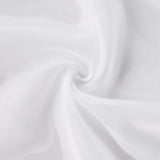 5ftx14ft Premium White Chiffon Curtain Panel, Backdrop Ceiling Drapery With Rod Pocket#whtbkgd