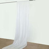 5ftx40ft White Polyester Ceiling Drapes Backdrop Curtain Panels Wedding Arch Fire Retardant