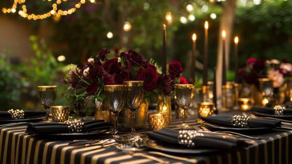 summer tablescape overlay