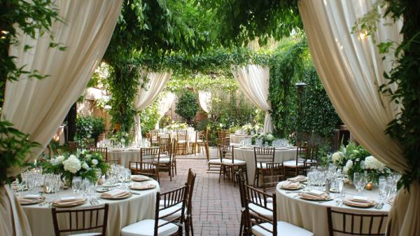 summer wedding- greenery