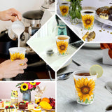 24 Pack | 10oz Sunflower Paper Cups, Disposable Party Cups, All Purpose Use