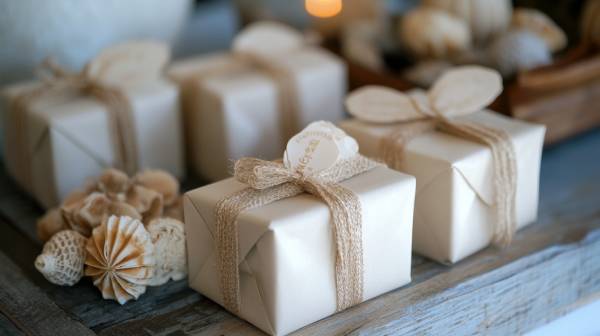 sunset beach wedding- favors
