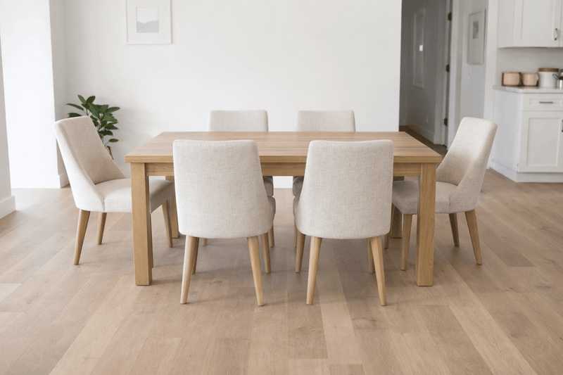 Table with Proper Clearance Spacing