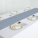 12"x108" Dusty Blue Polyester Table Runner