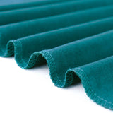 12inch x 108inch Peacock Teal Premium Velvet Sheen Finish Table Runner