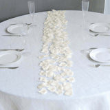 500 Pack | Ivory Silk Rose Petals Table Confetti or Floor Scatters