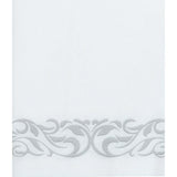 Foil White Airlaid Soft Linen-Feel Paper Dinner Napkins, Disposable Hand Towels - Scroll#whtbkgd